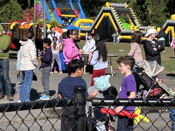 People attending the Fall Festival