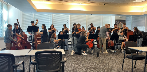 Annandale High School unified Orchestra at Gatehouse