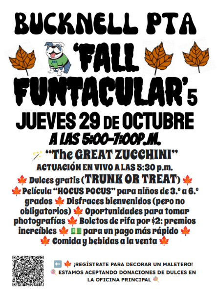 Fall Funtacular Flyer in Spanish
