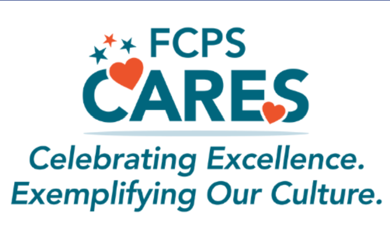 FCPS CARES Logo Celebrating Excellence. Exemplifying Our Culture.