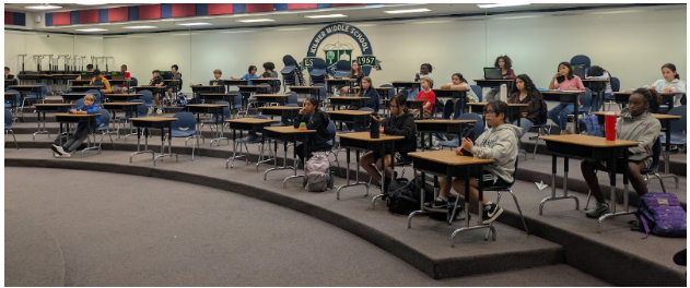  Life Science students at Kilmer Middle School