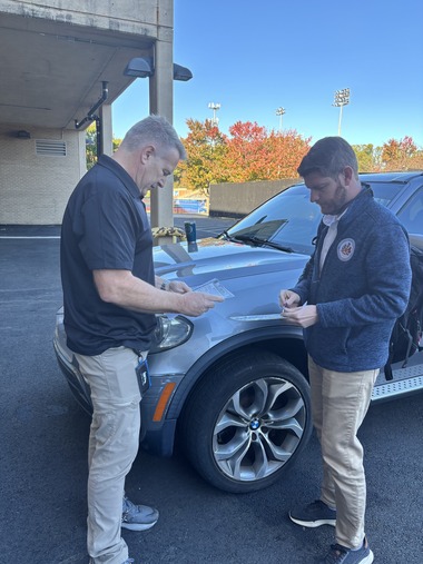 Kyle McDaniel donating his Car to SLHS