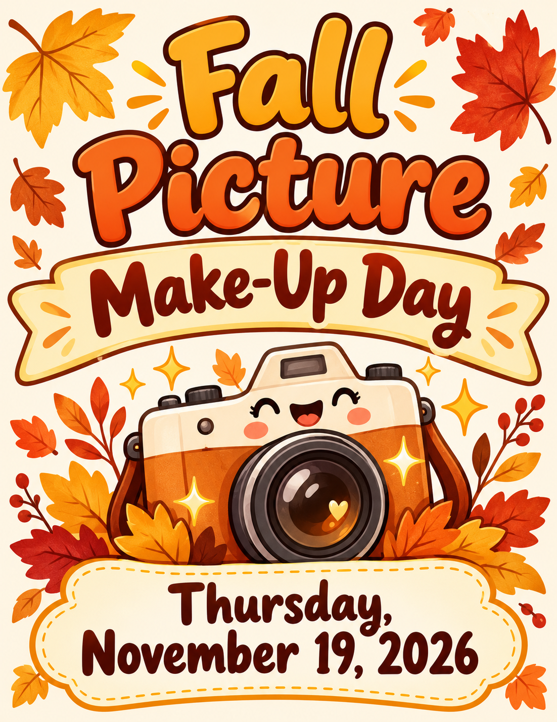 fall picture make up day