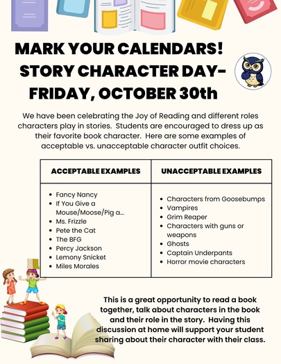 Storybook character day