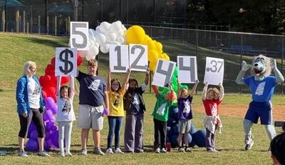picture of fun run $ collected