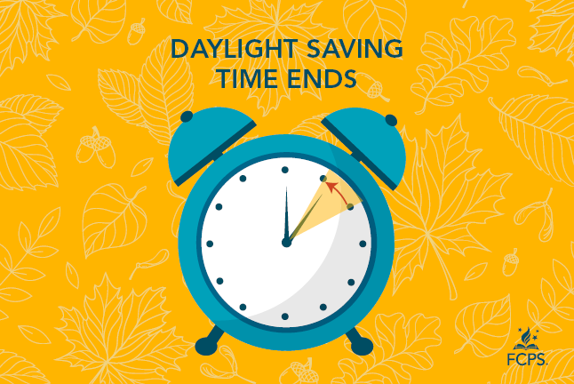image of Fall Back reminder for all families