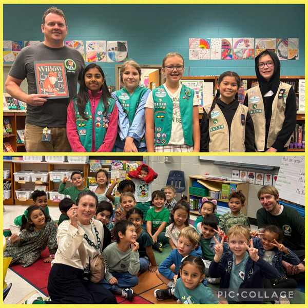 photos of administrators with students