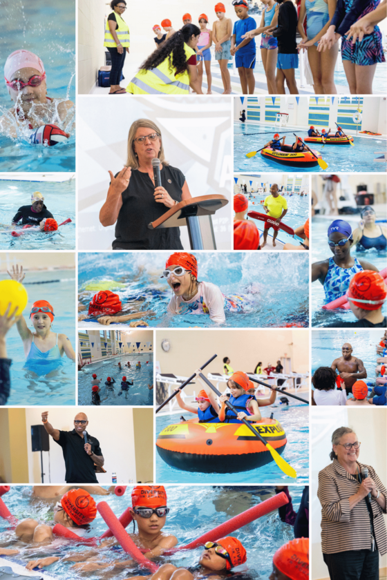 Olympic Champions and FCPS Students Make a Splash With New Divisionwide Water Safety Initiative