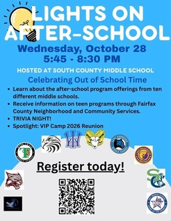 Lights On After School Flyer October 28 