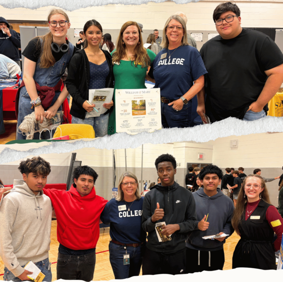 Robyn at the Herndon HS College Fair