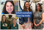 School counselors earn top marks. RAMP winners.