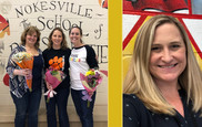 Amy Cunningham, Counselor of the Year, Margaret Clover, Kelly Kaczmarczyk, Erin Piette, School Counseling Team of the Year