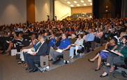 Classified employees attending professional development conference