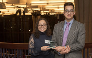 Malak Elsherbiny and Shan Lateef are recipients of the Agnes L. Colgan Community Service Award