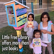 Mary Williams ES Little Free Library offers more than just books