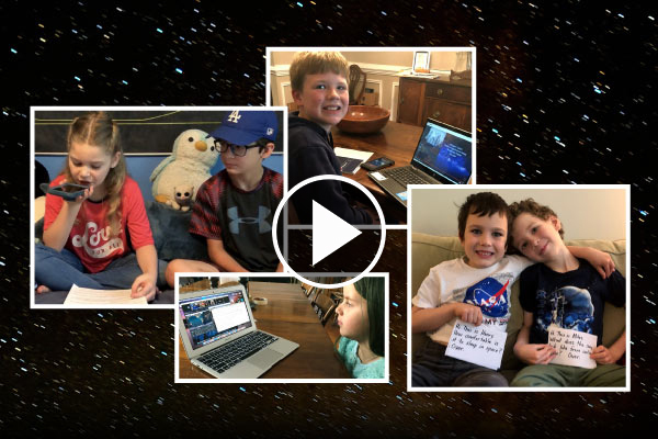 Antietam Elementary School students chat with astronauts at the Space Station