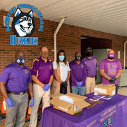Omega Psi Phi fraternity donates more than $10,000 to help students at Hampton Middle School