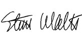 Dr. Walts' signature