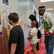 Youth Art Month celebrated with new mural at Mountain View Elementary School