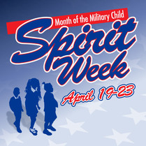 Month of the Military Child Spirit Week April 19-23