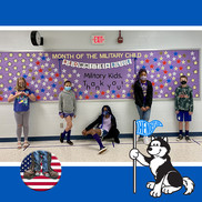 Henderson Elementary School celebrates its military-connected Huskies 