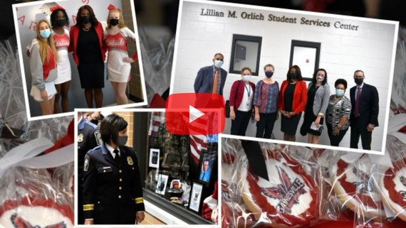Ribbon-cutting ceremony celebrates Gainesville High School, recognizes contributions of Officer Ashley M. Guindon, Lillian M. Orlich