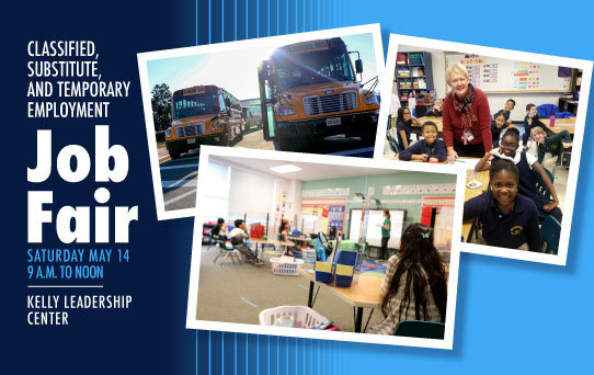 PWCS is hiring substitutes and temporary employees - learn more and apply at the Employment Fair from 9 a.m. - noon on Saturday, May 14, 2022.