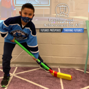 Virtual hockey program teaches Bristow Run Elementary School students math and science 