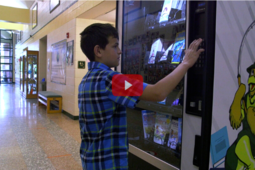 Book vending machine encourages student success at Rosa Parks Elementary School