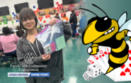 Reading, cards, dice, and more—Fred M. Lynn Middle School hosts an Academic Gaming Night