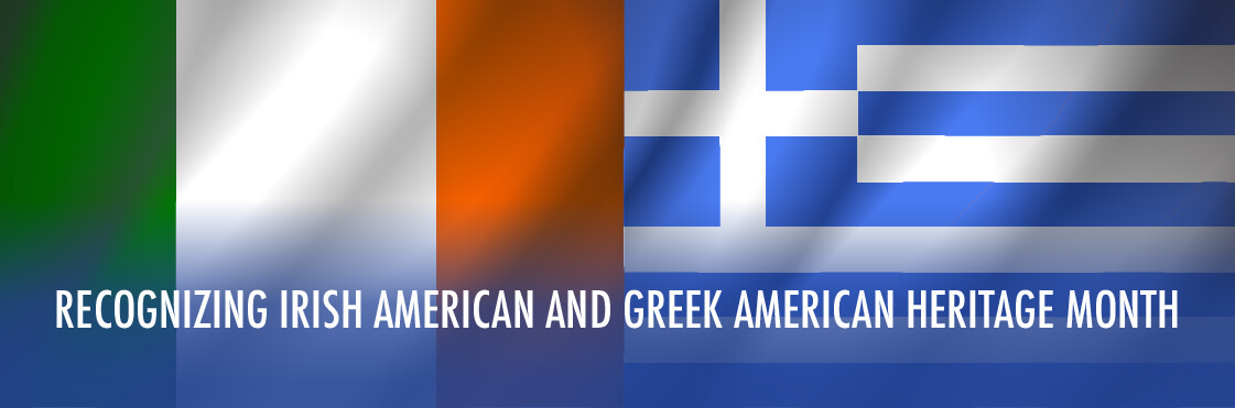 Recognizing Greek and Irish Heritage Month