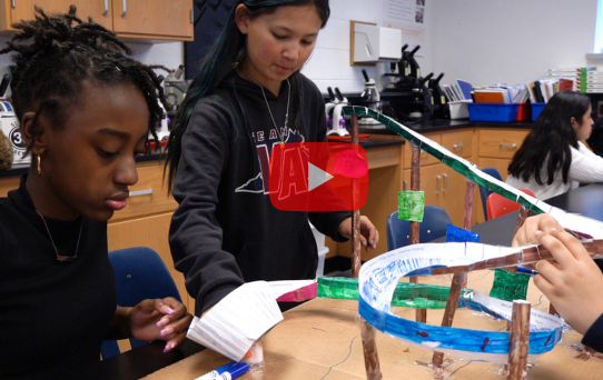 Woodbridge Middle School roller coaster STEM project gets the adrenaline going