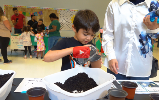 Washington-Reid Preschool Center hosts night of science and sensory for youngest PWCS students and their families 