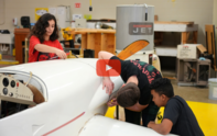 Aviation maintenance classes in PWCS provide students with unique hands-on learning opportunities
