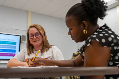 Adult education class