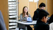 PWCS student using an iPad