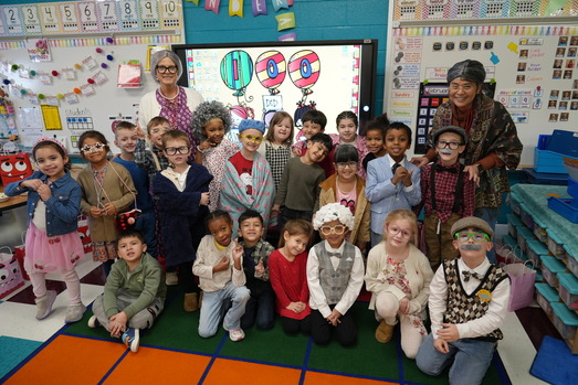 Photo of class at Bristow Run Elementary School