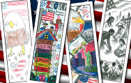 images of four bookmarks