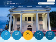 City Homepage Screenshot