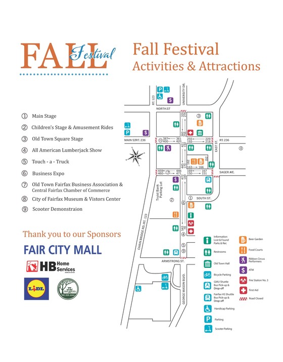 Fall Festival 2021 Map
