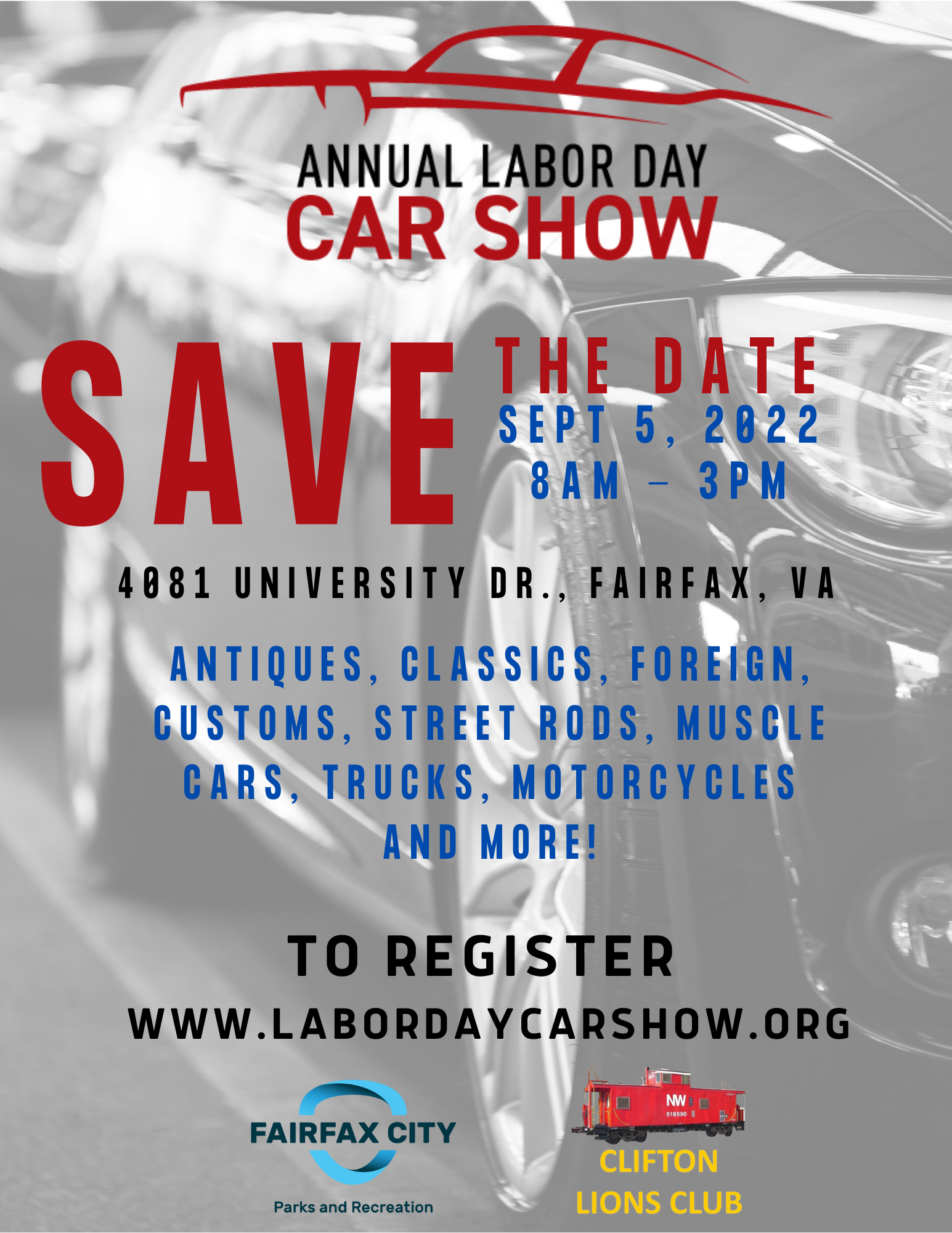 Labor Day Car Show Registration