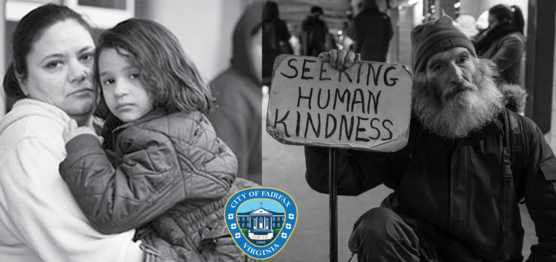 City of Fairfax Homelessness Task Force Banner with City Seal