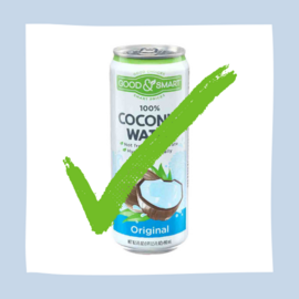 coconut water cans