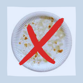 used paper plates