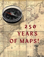 Image of Map with Compass over top