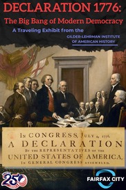 Declaration 1776: The Big Bang of Democracy Traveling Exhibit Graphic