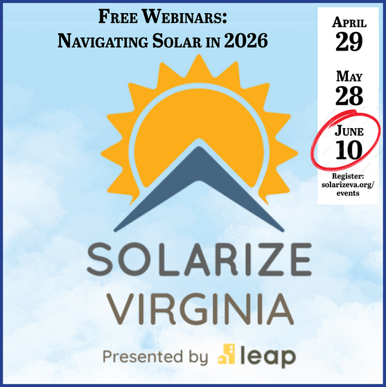 solarize webinar information June 10 2026