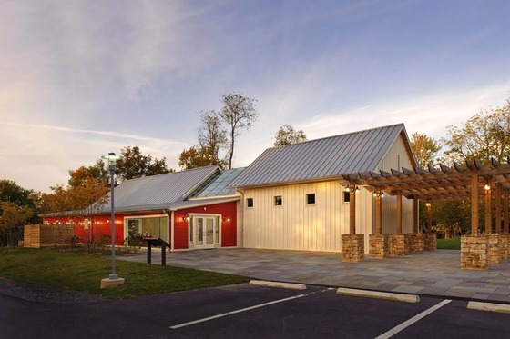 Image of Civil War Interpretive Center at Night 