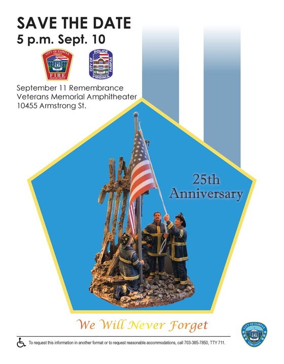 25th Anniversary Ceremony to Remember September 11th 