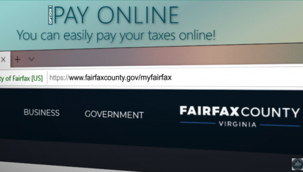 Image of www.fairfaxcounty.gov/myfairfax in search bar